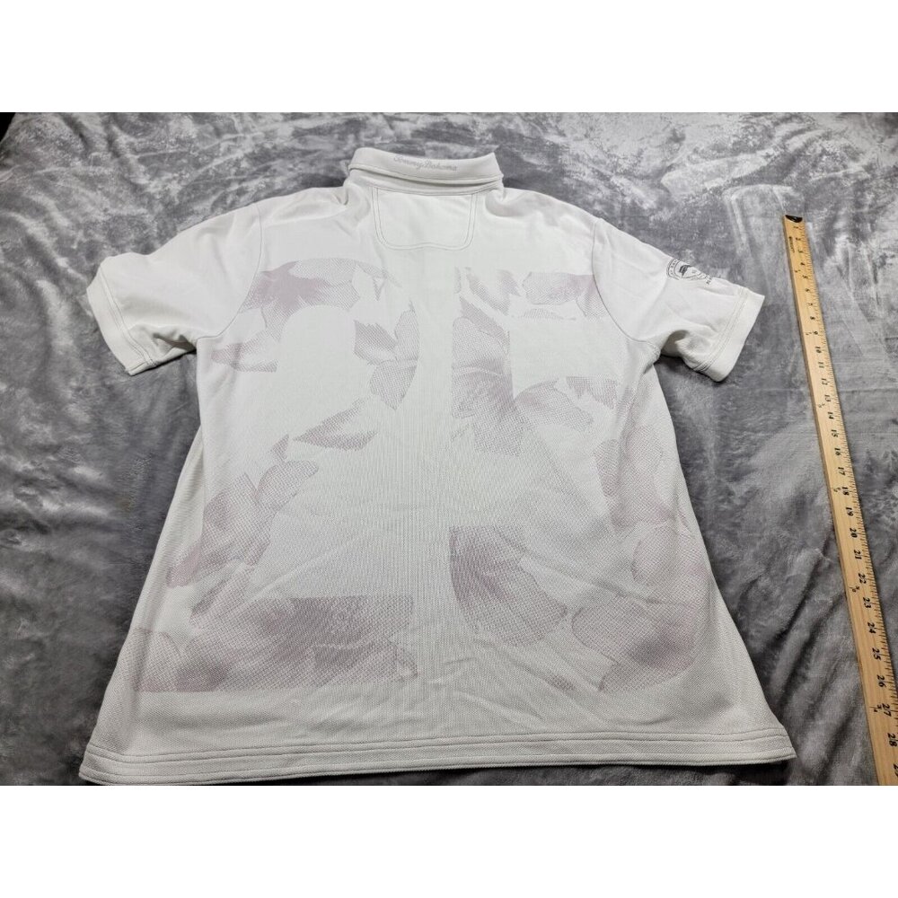 Tommy Bahama Men's XL Polo Shirt‎ 25 Years Of Paradise, white, marlin